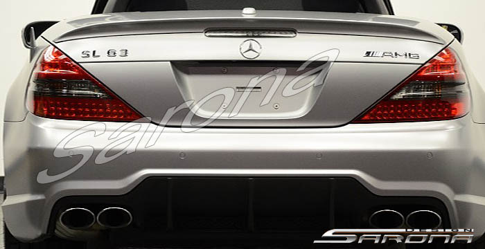 Custom Mercedes SL Trunk Wing  Convertible (2003 - 2012) - $249.00 (Manufacturer Sarona, Part #MB-051-TW)